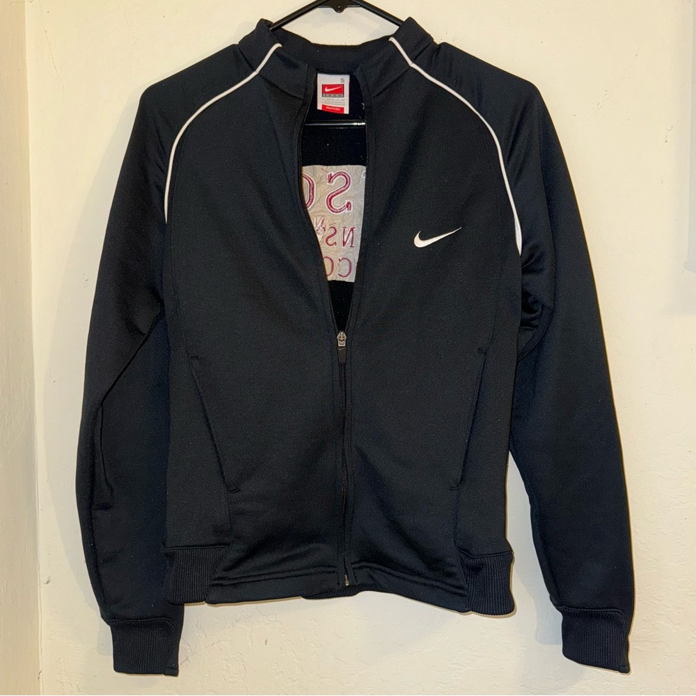 Nike Black Zip up USC Women's Soccer Club Jacket